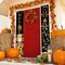 Fall Decorations Porch Sign Banner Fall Harvest Hanging Porch Banner Thanksgiving Decorations Scarecrow Pumpkin Front Porch Decorations Outdoor for Autumn Home Office